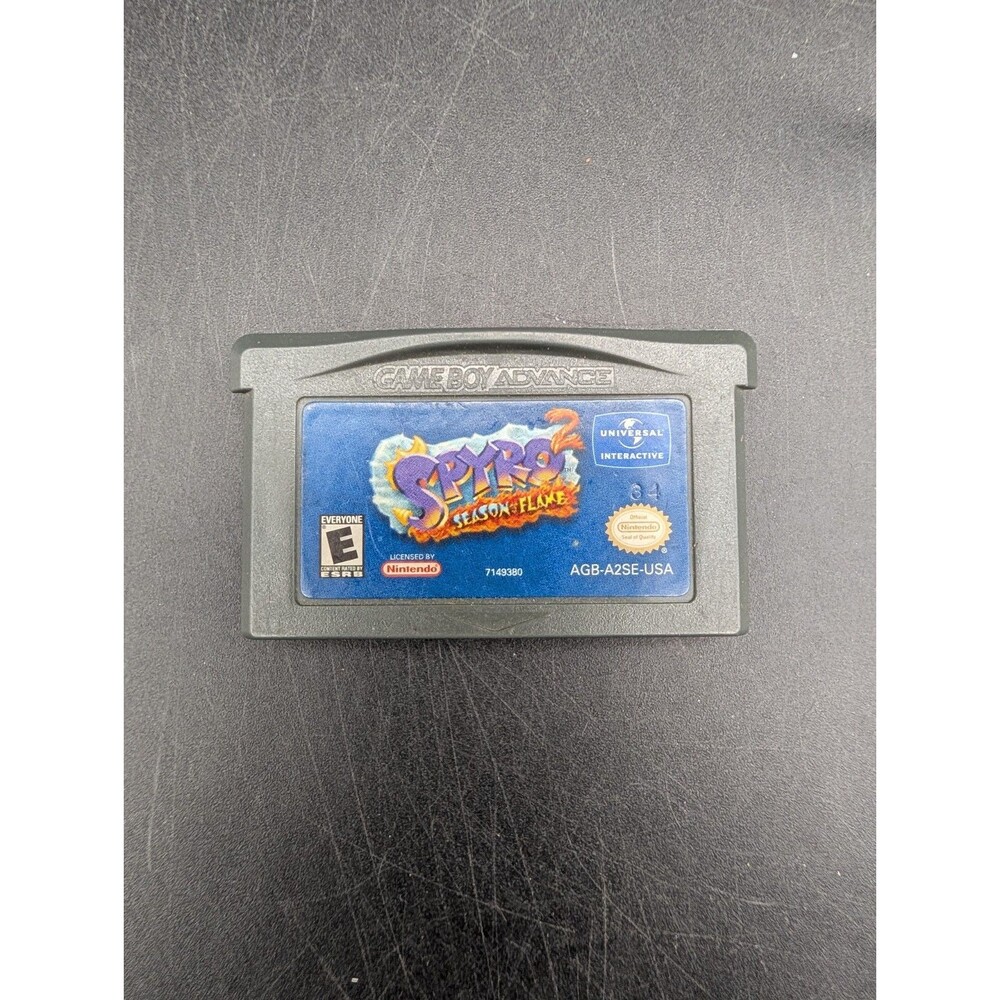 Spyro 2: Season of Flame - Nintendo Game Boy Advance GBA Authentic Tested Works